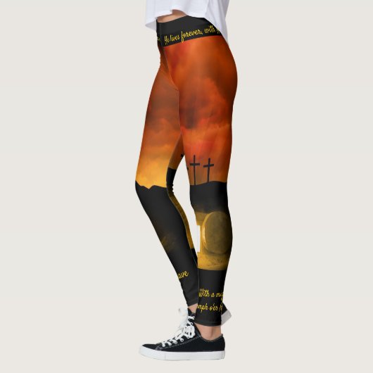 Heropleving van Jezus Christus Pasen Leggings (Links)