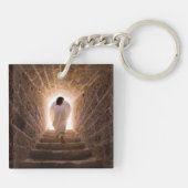Heropleving van Jezus Christus Sleutelhanger (Achterkant)
