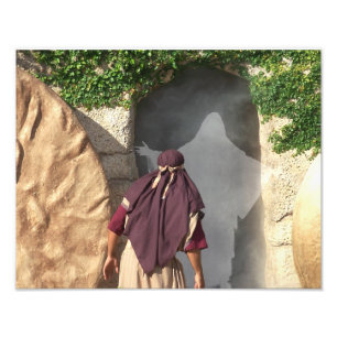 Heropleving van Jezus Lege Tomb van Christus Foto Afdruk
