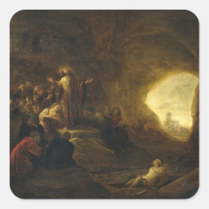 Heropleving van Lazarus 2 Vierkante Sticker