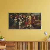 Heropleving van Lazarus Canvas Afdruk (Insitu (Woonkamer))