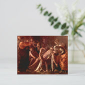 Heropleving van Lazarus door Caravaggio Briefkaart (Staand voorkant)