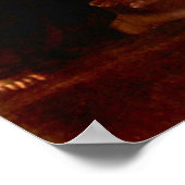 Heropleving van Lazarus door Caravaggio Poster (Hoek)