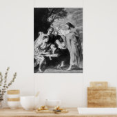 Heropleving van Lazarus Poster (Keuken)