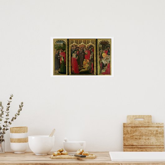 Heropleving van Lazarus Triptych; de opkomst van L Poster (Keuken)