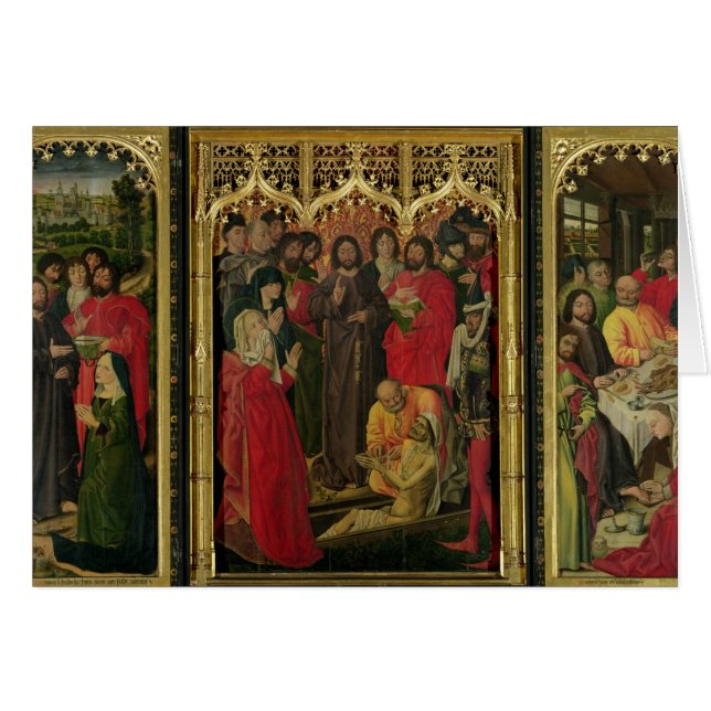 Heropleving van Lazarus Triptych; De verhoging van (Voorkant Horizontaal)