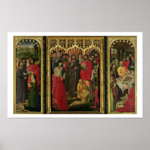 Heropleving van Lazarus Triptych; De verhoging van Poster