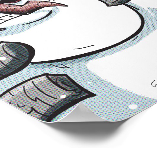 Heropotamus Vs Snowman Poster (Hoek)