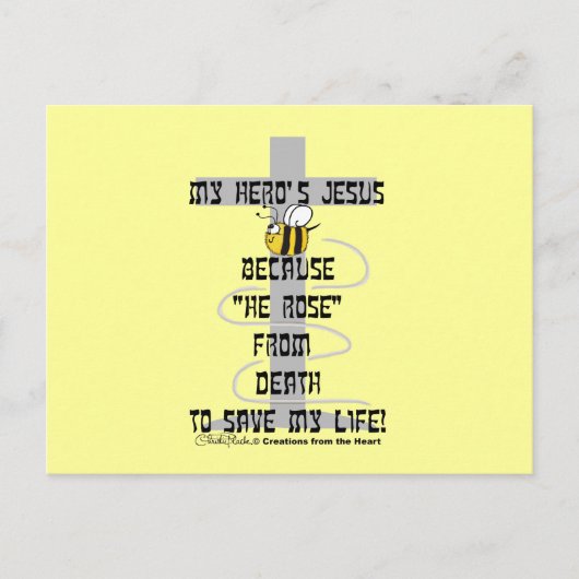 Hero's Jezus Briefkaart (Voorkant)