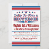 Hero's welkome uitnodiging tot thuiskomst (Voorkant)