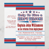 Hero's welkome uitnodiging tot thuiskomst (Voorkant / Achterkant)