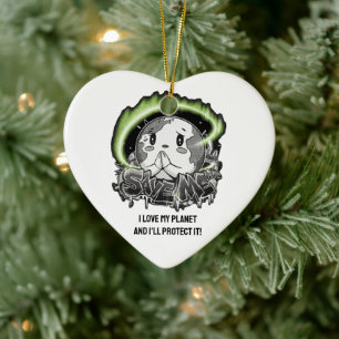 Heroverweeg Verminder Hergebruik Recycle Sla de Aa Keramisch Ornament