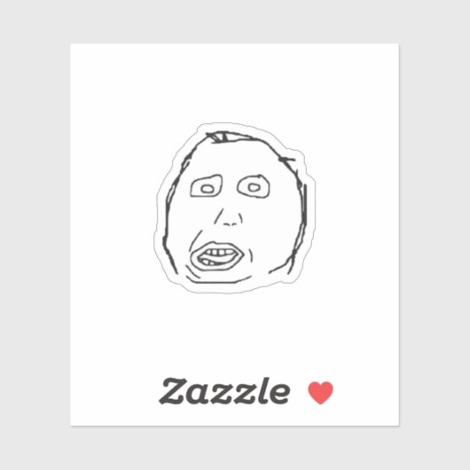 Herp Derp Meme Sticker (Vel)