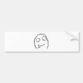 Herp Derp Rage Comic Bumpersticker (Voorkant)