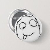 Herp Derp Rage Comic Ronde Button 5,7 Cm (Voorkant /achterkant)