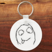 Herp Derp Rage Comic Sleutelhanger (Voorkant)