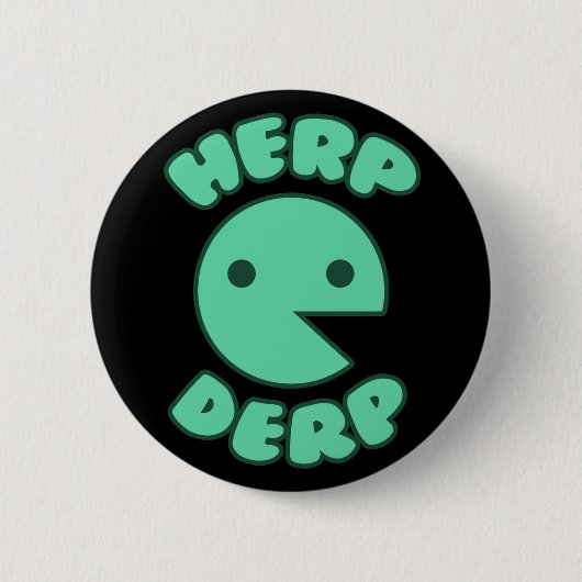 Herp Derp Ronde Button 5,7 Cm (Voorkant)