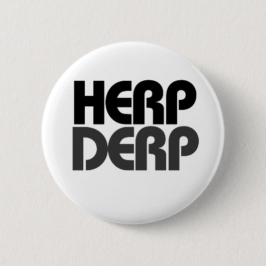 Herp Derp Ronde Button 5,7 Cm (Voorkant)