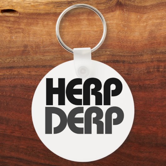 Herp Derp Sleutelhanger (Voorkant)