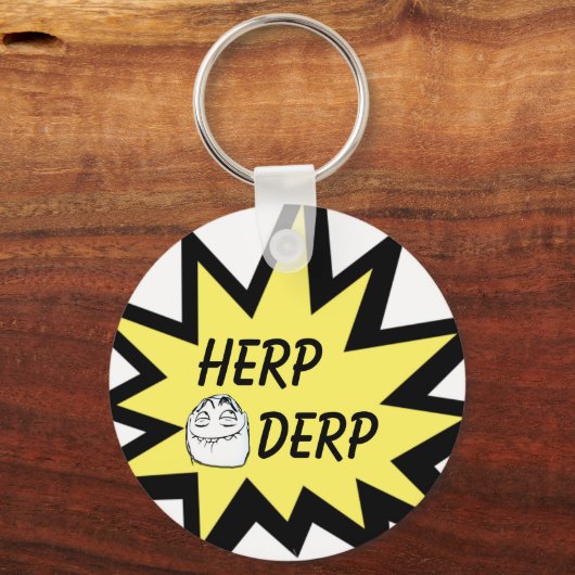 Herp Derp Sleutelhanger (Voorkant)