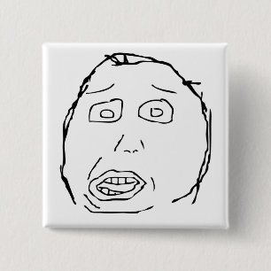 Herp Derp Vierkante Button 5,1 Cm