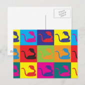 Herpetology Pop Art Briefkaart (Voorkant / Achterkant)