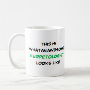 herpetoloog, geweldige koffiemok