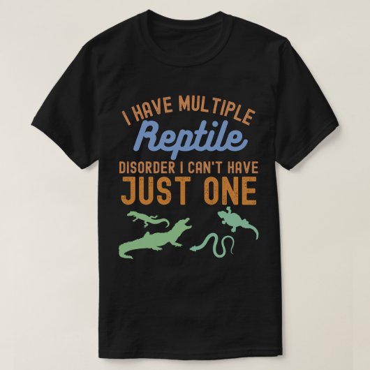 Herpetoloog, Herpetologie Dieren T-shirt (Design voorkant)