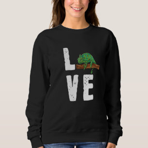 Herpetoloog I Love My Pet Veiled Chameleon Trui