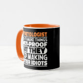 Herpetoloog Ik Probeer Dingen Grappig Te Maken Uit Mok (Voorkant links)