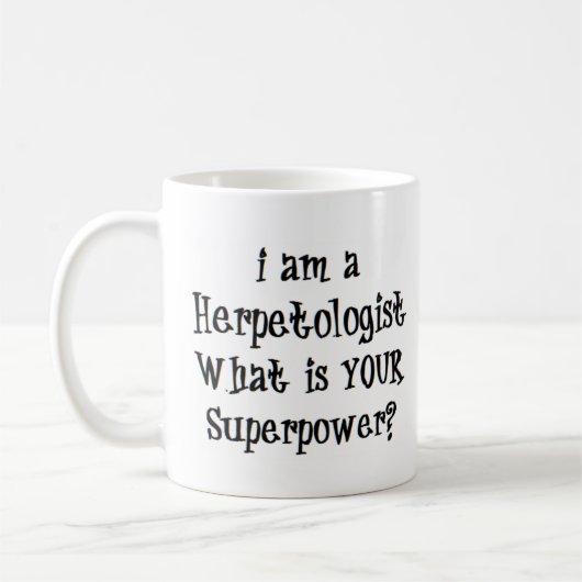herpetoloog koffiemok (Links)