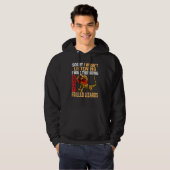 Herpetoloog Reptile Frilled Lizard Hoodie (Voorkant volledig)