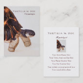 Herpetoloog Two-Sided Visitekaartje (Voorkant / Achterkant)