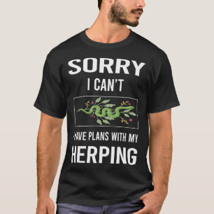 Herping Herpetoloog Herpetologie Herp Herper T-shirt