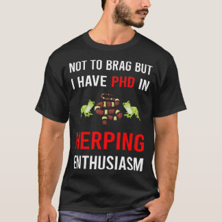 Herping Herpetoloog Herpetologie Herp Herper T-shirt