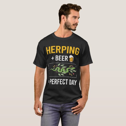 Herping Herpetoloog Herpetologie Herp Herper T-shirt (Voorkant volledig)