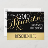 Herprogrammering van les- of schoolreünie briefkaart (Voorkant / Achterkant)