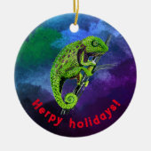 Herpy feestdagen Ornament (Voorkant)