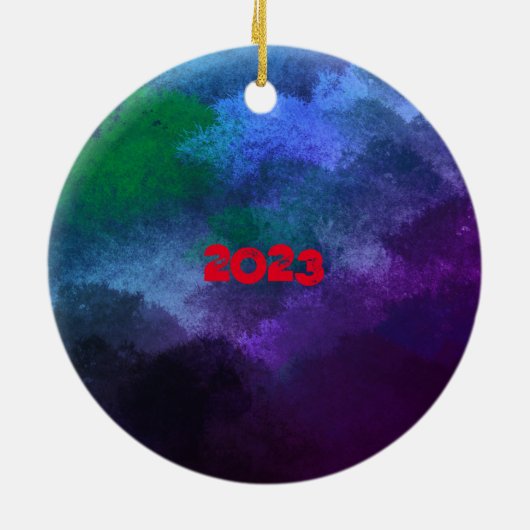 Herpy feestdagen Ornament (Achterkant)