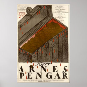 Herr Arnes Pengar 1919 Klassieke Film Poster