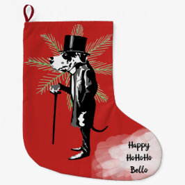 Herr Deutsche Dogge Grote Kerstsok