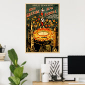 Herr Granada, Alma Fedora  Wire Artists Poster (Thuiskantoor)