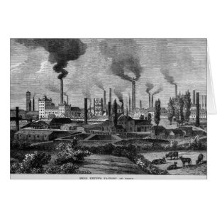 Herr Krupp's Factory in Essen, Duitsland