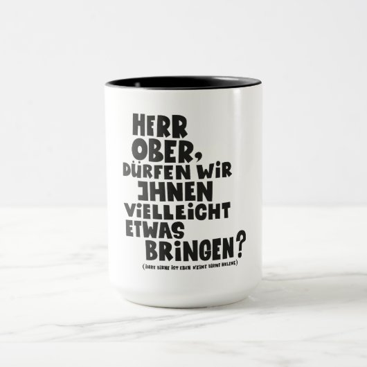 Herr Ober - Pappa Ante Portas - Loriot Herr Ober Mok (Midden)