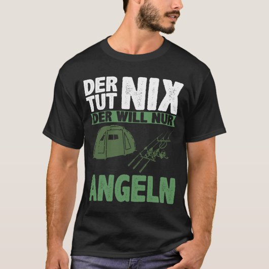 Herren Der tut nix der will nur angeln | Hoeken T-shirt (Voorkant)