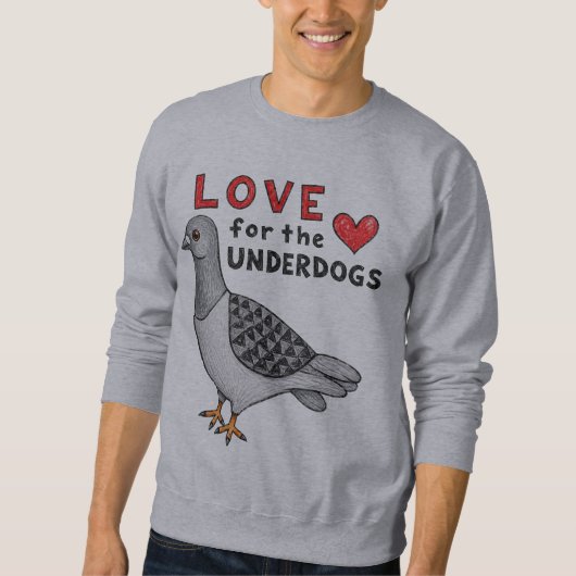 Herren Sweater "Love For The Underdogs" Herren (Voorkant)