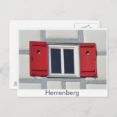 Herrenberger Fensterladen Briefkaart (Voorkant / Achterkant)