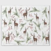 Herrenneringspapier - Kerstmis winter Cadeaupapier (Vlak)