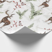 Herrenneringspapier - Kerstmis winter Cadeaupapier (Hoek)