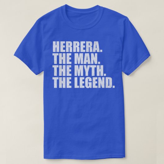 HerreraHerrera Achternaam Herrera Herre T-shirt (Design voorkant)